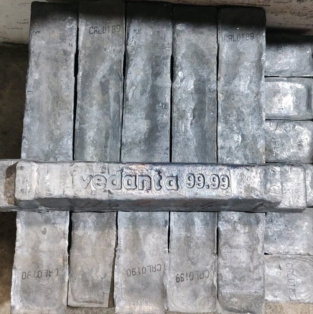 Vedanta 99.99 lead ingots